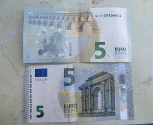 Der neue 5 Euro Schein