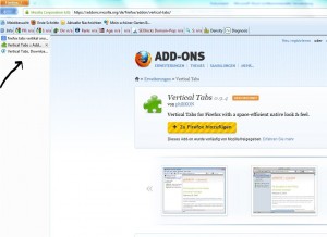 vertikal angeordnete Tabs im Firefox