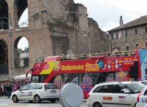 sightseeingbus in rom