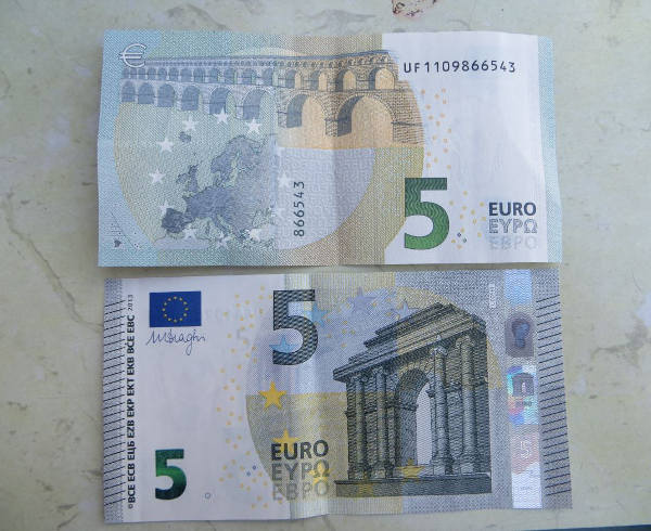 Der neue 5 Euro Schein